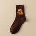 CUTE BROWN BEAR SOCKS