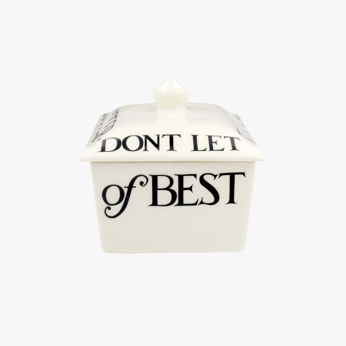 A HALF POUND BUTTER DISH