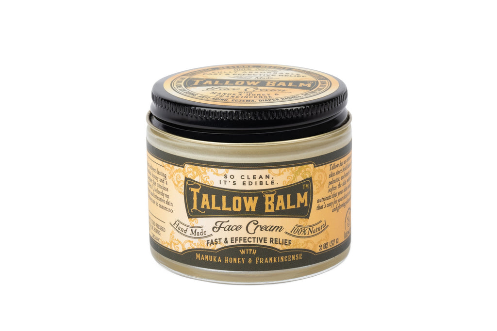 Tallow Face Cream with Manuka Honey & Castor Oil