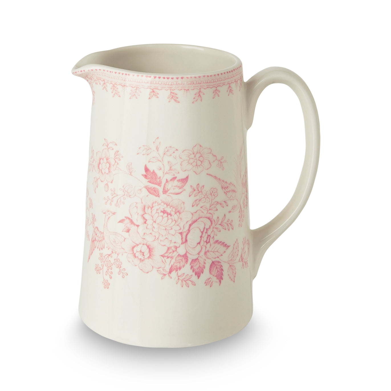 Pink Asiatic Pheasants Med Tankard Jug