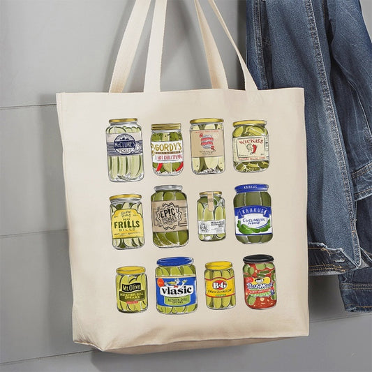Pickles Vintage Canvas Tote Bag