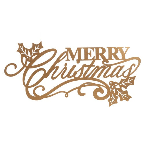 Iron Merry Christmas Ornament