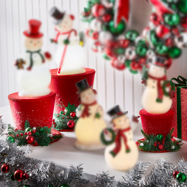 Red Top Hat Ornament
