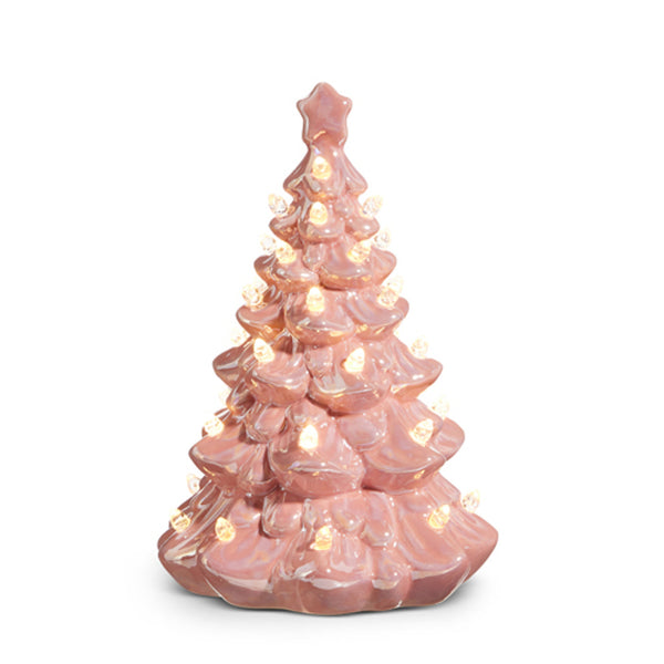 Lighted Pink Vintage Tree