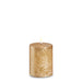 Rustic Gold Pillar Candle