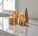 Rustic Gold Pillar Candle