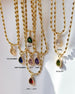 Beaded Birthstone Necklace