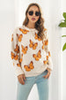 LOOSE FIT BUTTERFLY SWEATER