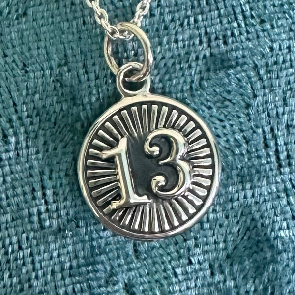 Lucky 13 Swiftie Circle Sterling Silver 18"