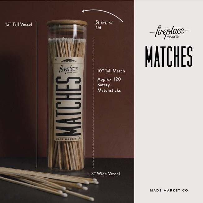 Apothecary Vintage Fireplace Matches
