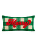 Merry Plaid Green Pillow