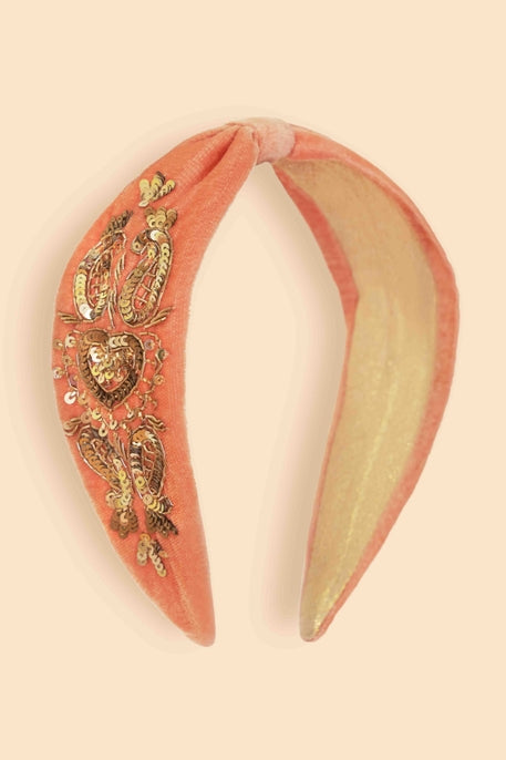 Embellished Velvet Headband