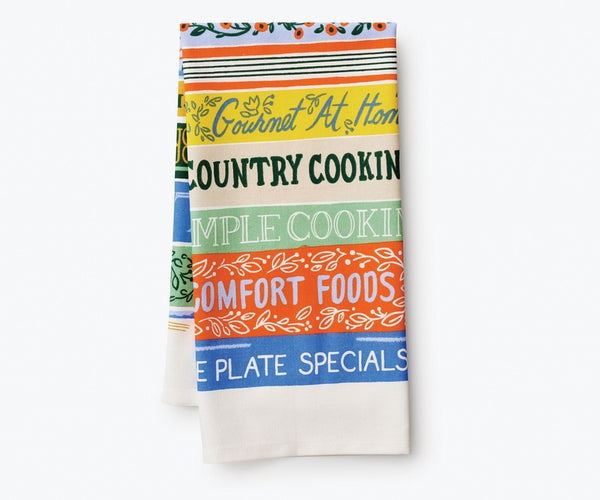 Cookbooks Tea Towel