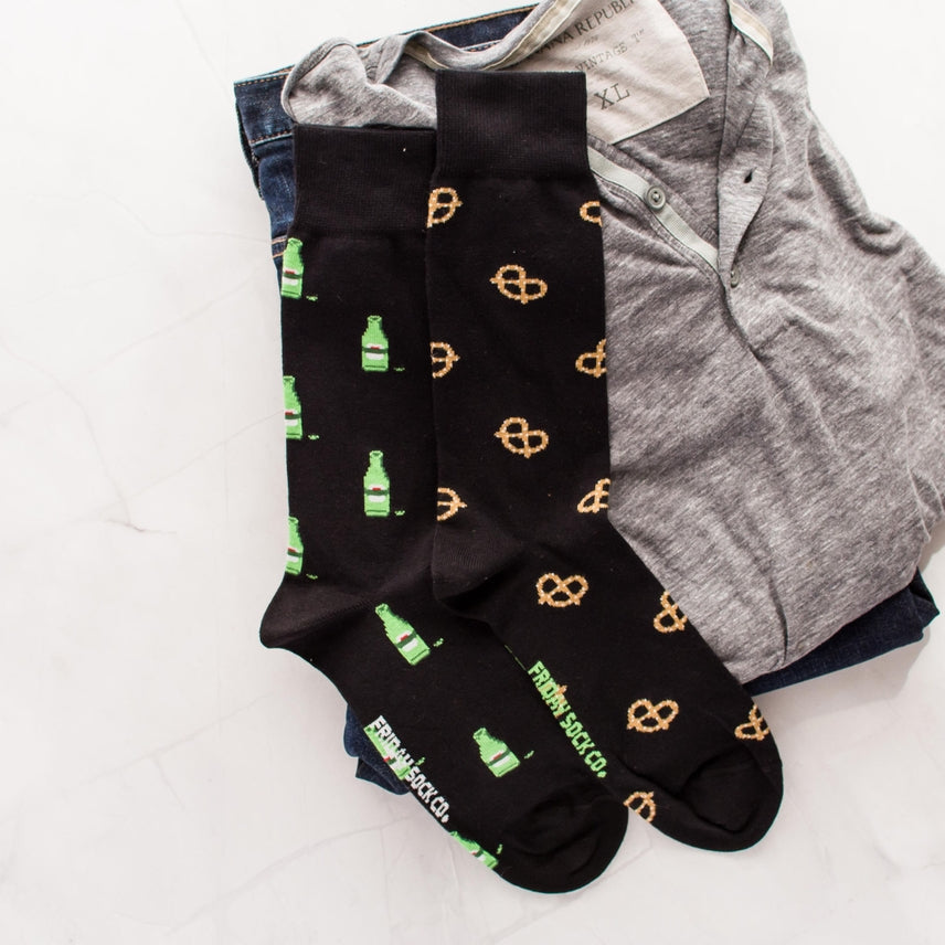 Men's Pretzel & Beer Socks