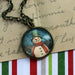 Retro Christmas Pendant Necklace