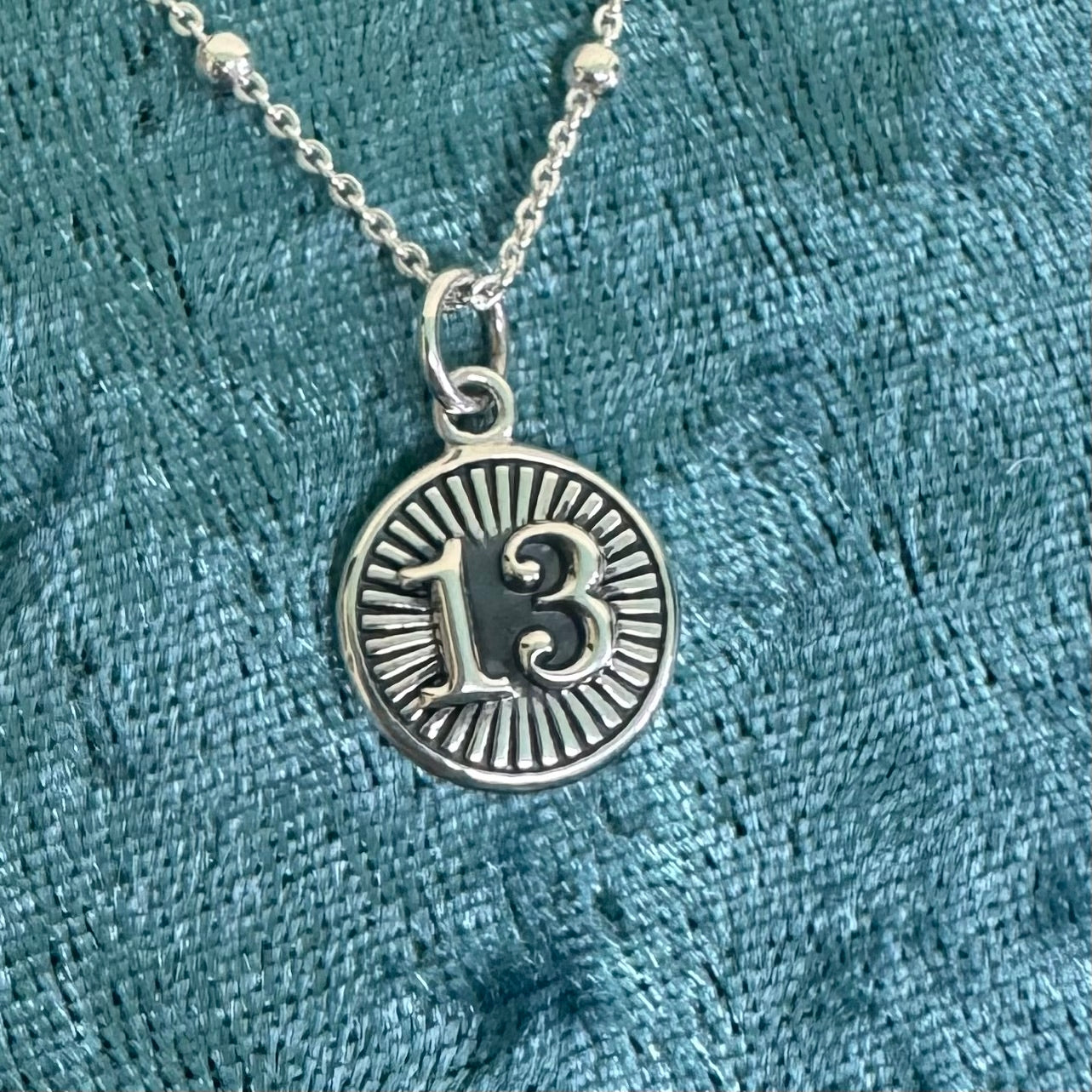 Lucky 13 Swiftie Circle Sterling Silver 18"