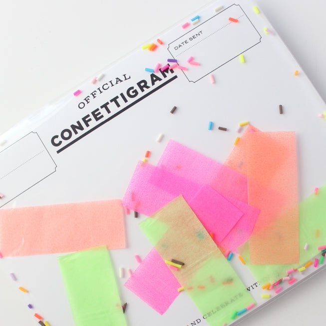 Confettigram Birthday Card