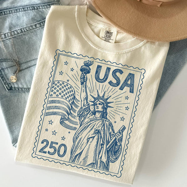 USA 250th Statue of Liberty Tee  Shirt