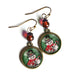 Retro Christmas Earrings