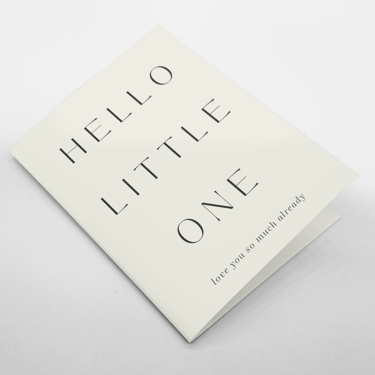 Hello Little One Baby Card