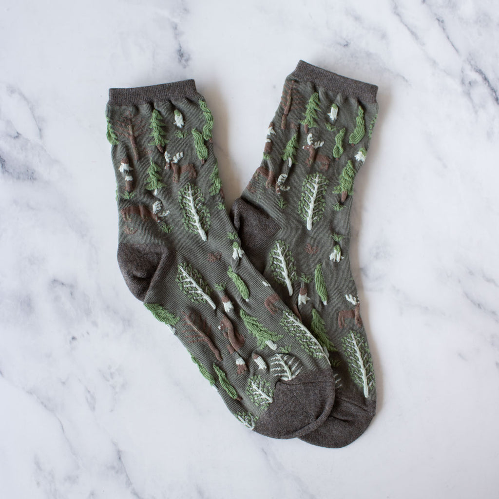 WINTER FOREST SOCKS