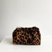 Vintage Leopard Print Cosmetic Bag