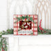Holiday Cheer Plaid Photo Christmas Frame