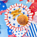 Blue Stars Paper Plate