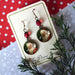 Retro Christmas Earrings