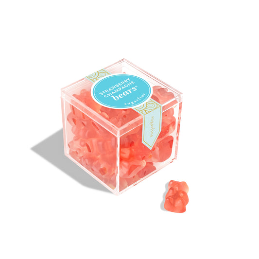STRAWBERRY CHAMPAGNE GUMMY BEARS