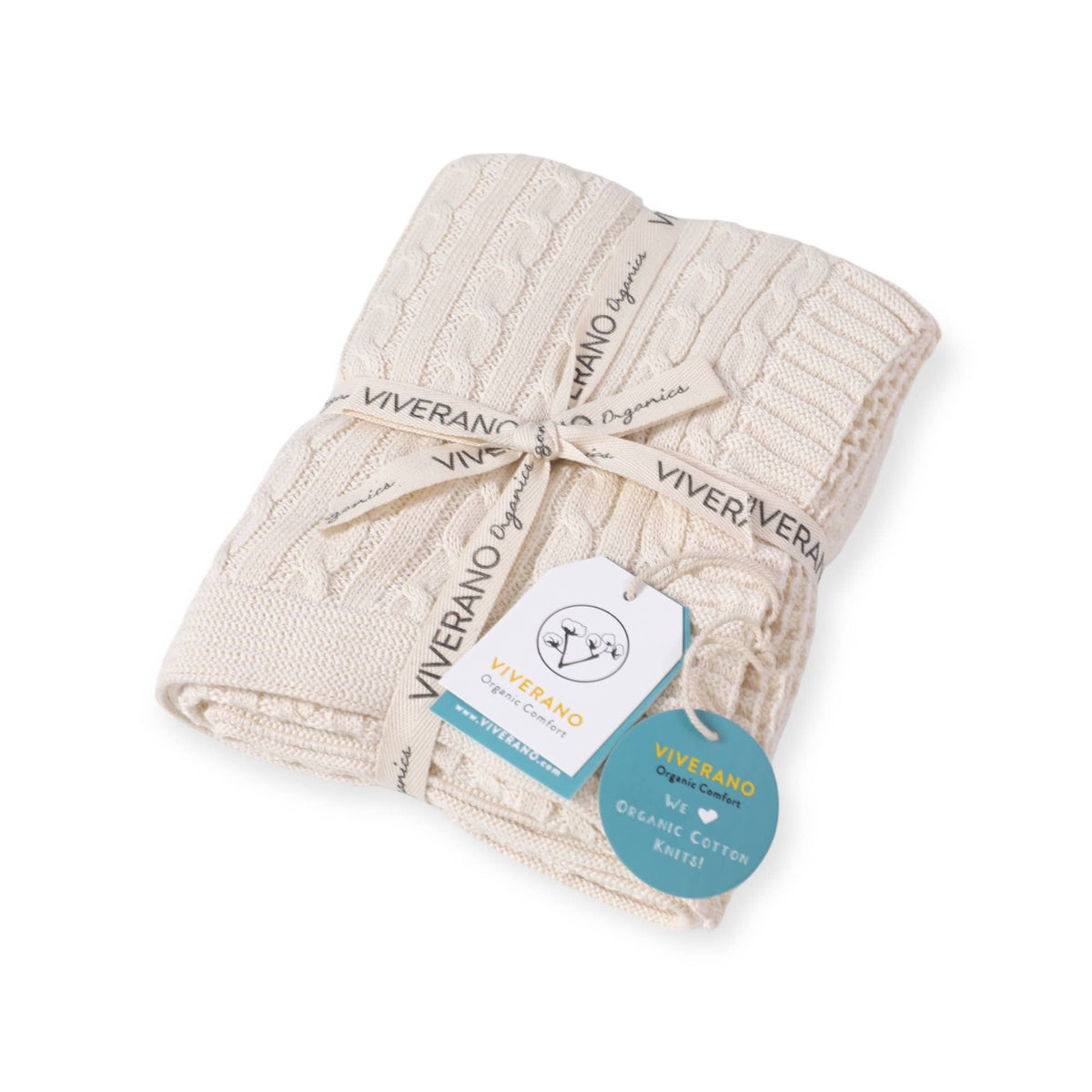 Cable Sweater Knit Baby Blanket