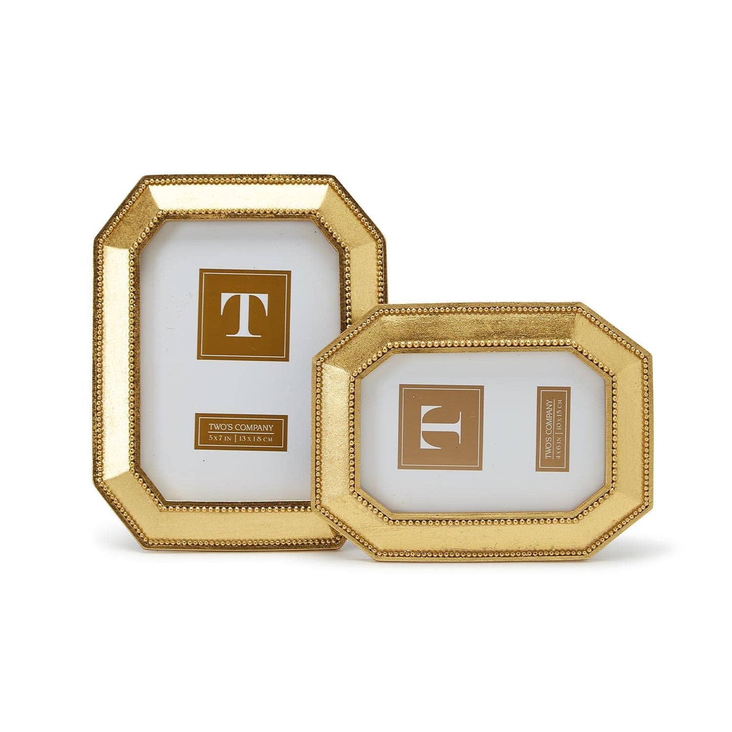 Beads Of Gold Photo Frame