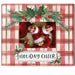 Holiday Cheer Plaid Photo Christmas Frame