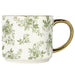 Green Delft Coffee Mug