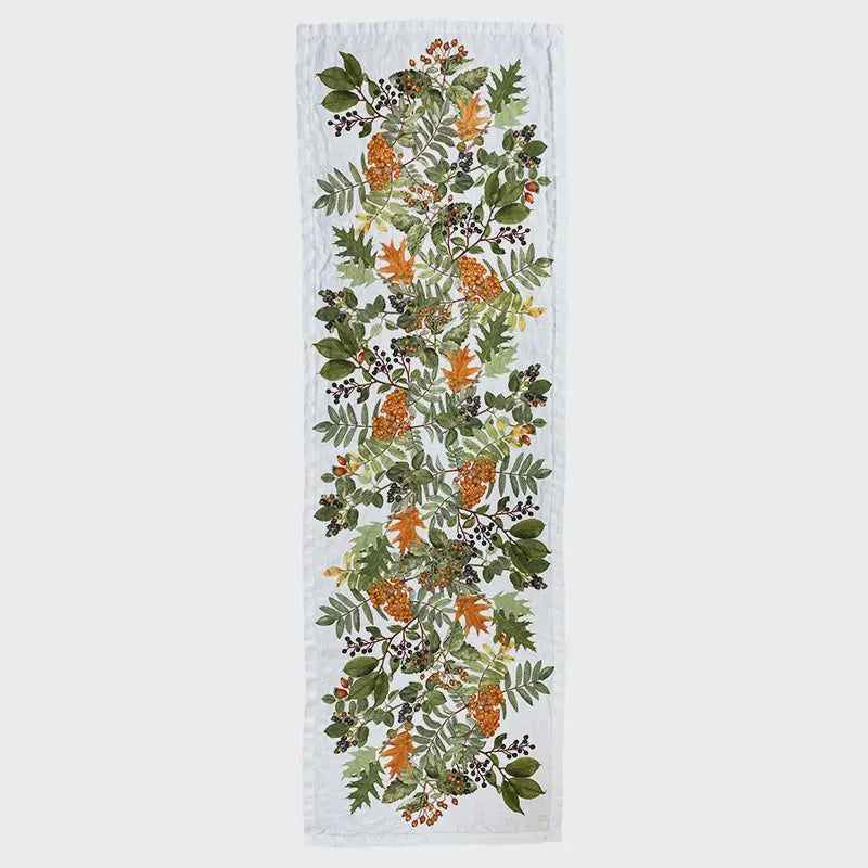Autumn Linen Table Runner
