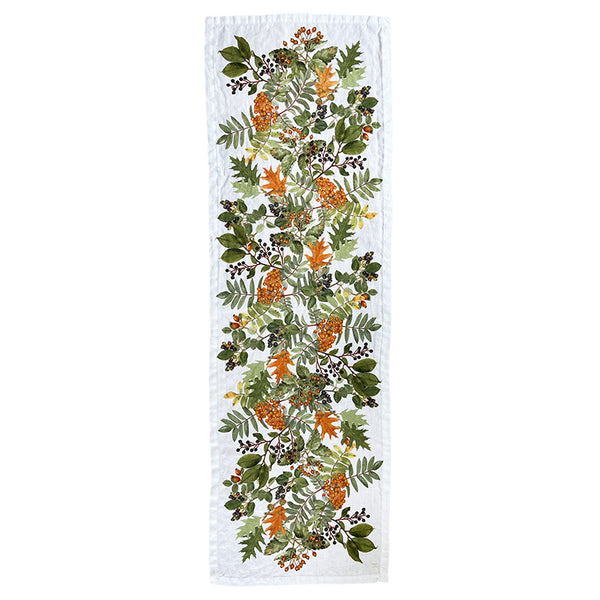 Autumn Linen Table Runner