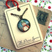 Retro Christmas Pendant Necklace