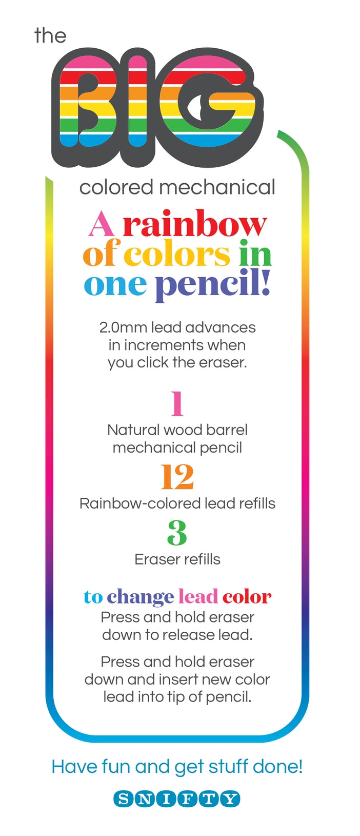 BIG COLORED MECHANICAL PENCEL
