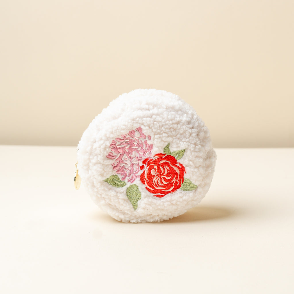 Roses Teddy Circle Pouch
