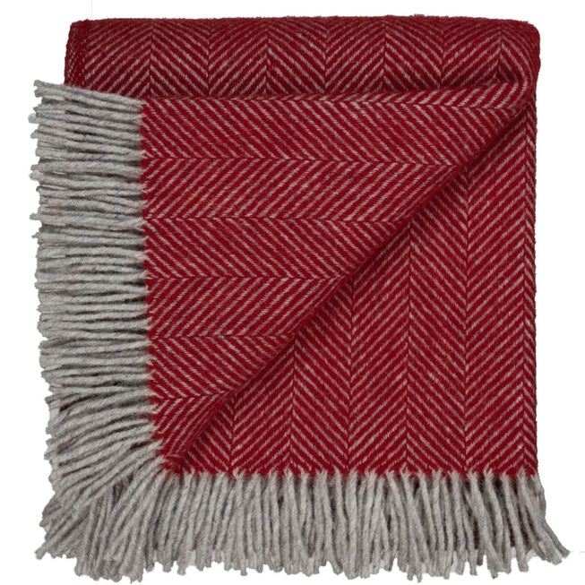 Highland Tweeds Wool Herringbone Throw