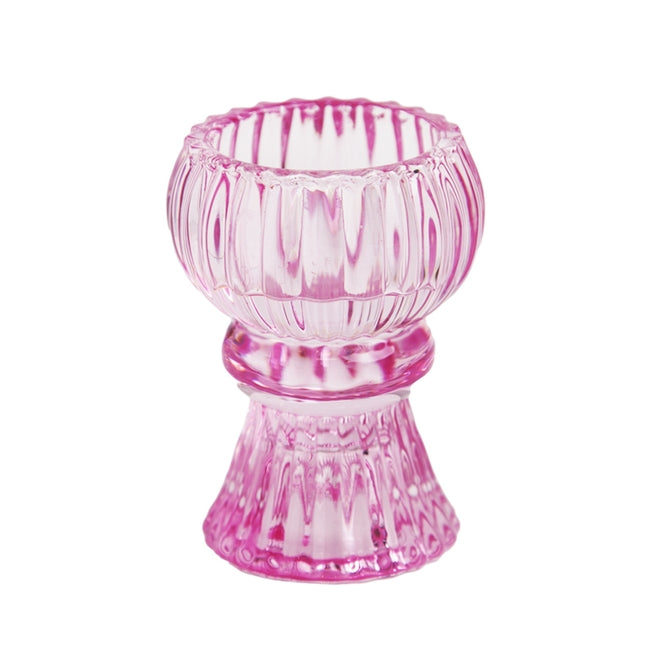 Small Glass Candleholder