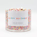3 Wick Happy Birthday Candle