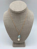 Ida Gold & Aquamarine Necklace