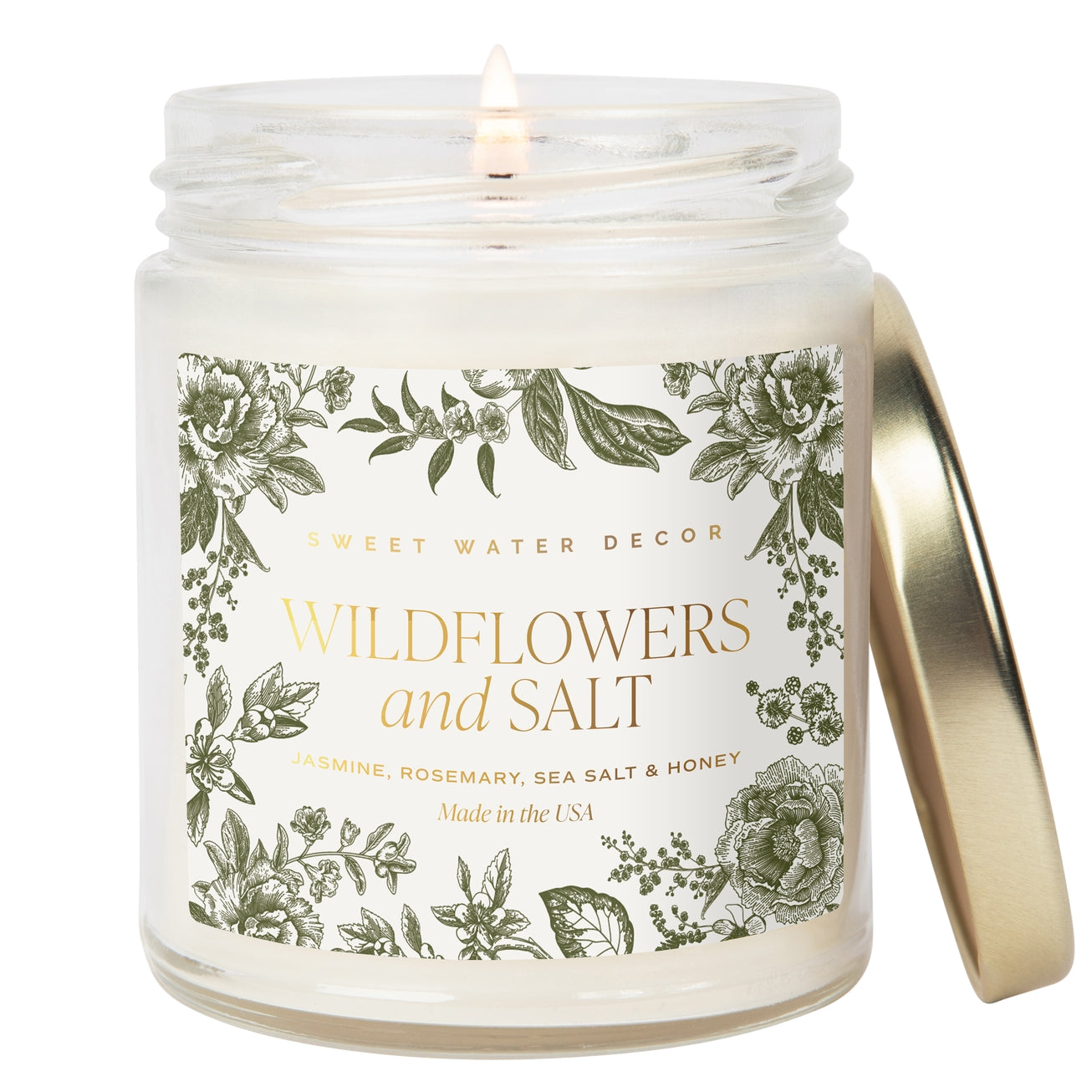 Wildflowers & Salt Soy Candle