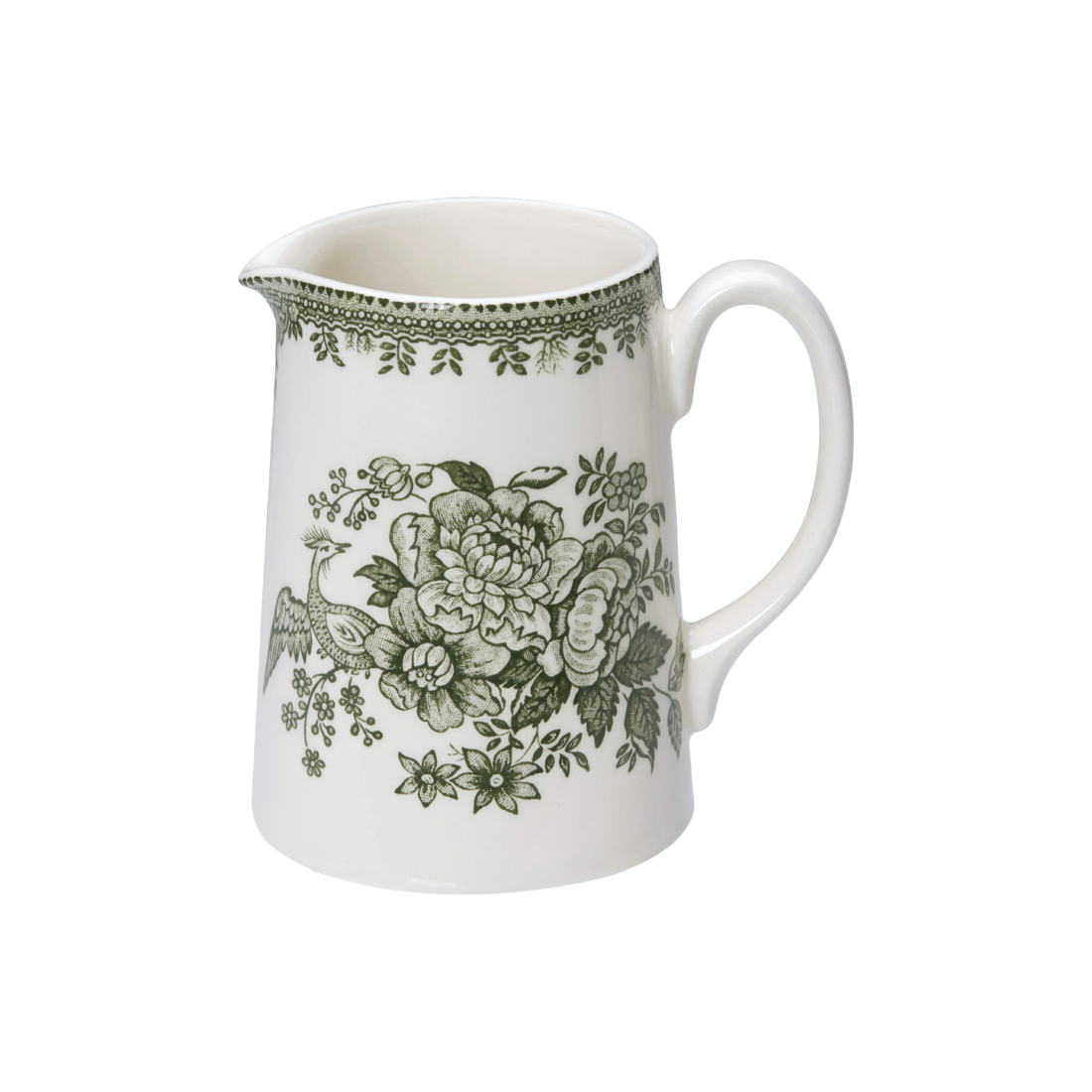 Green Asiatic Pheasants Small Tankard Jug