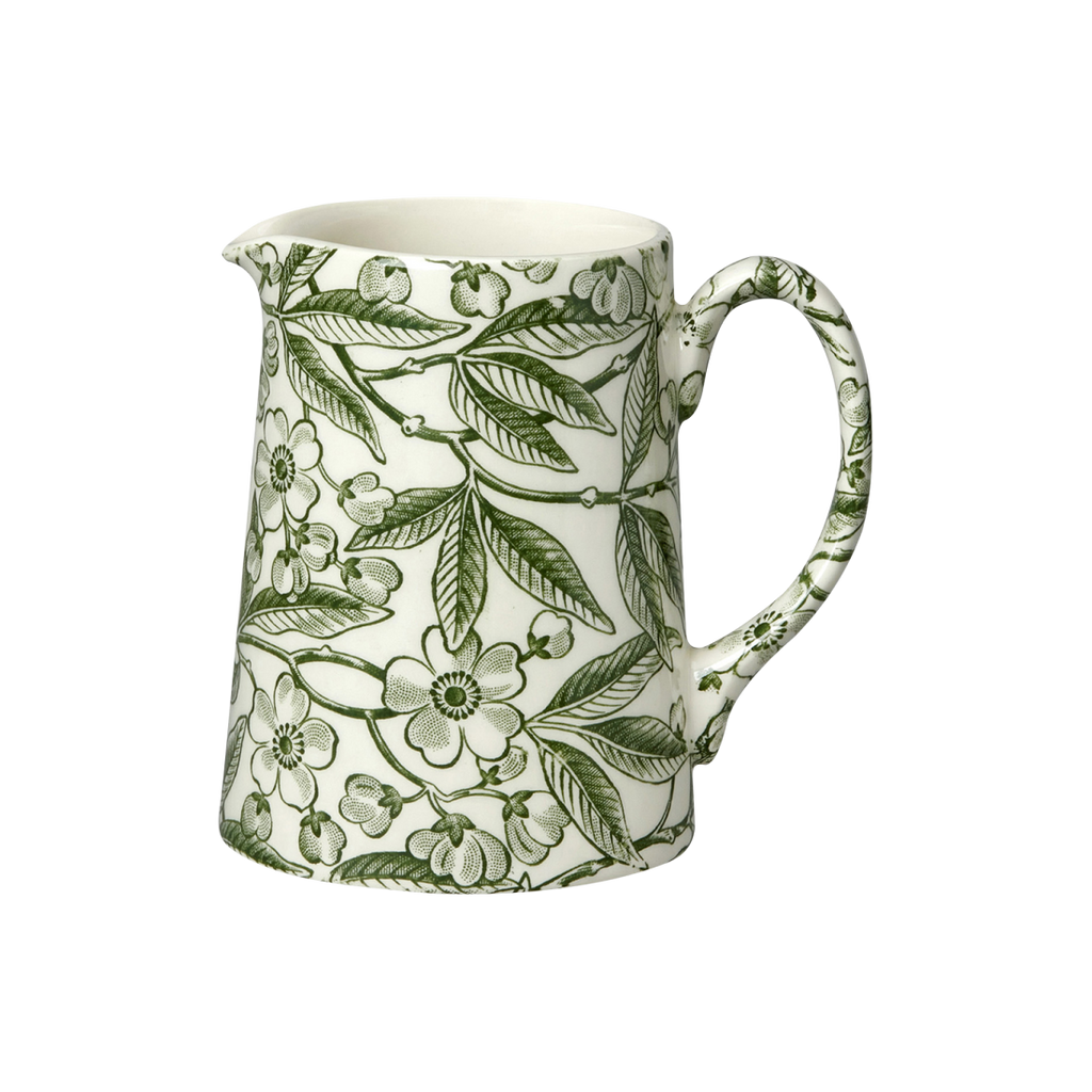 Green Prunus Small Tankard Jug