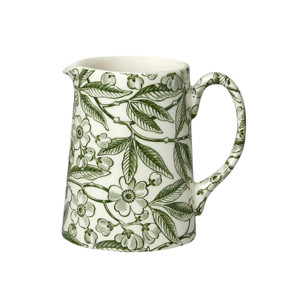 Green Prunus Small Tankard Jug