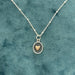 Bronze Heart in Sterling Silver Shadowbox 18" Necklace