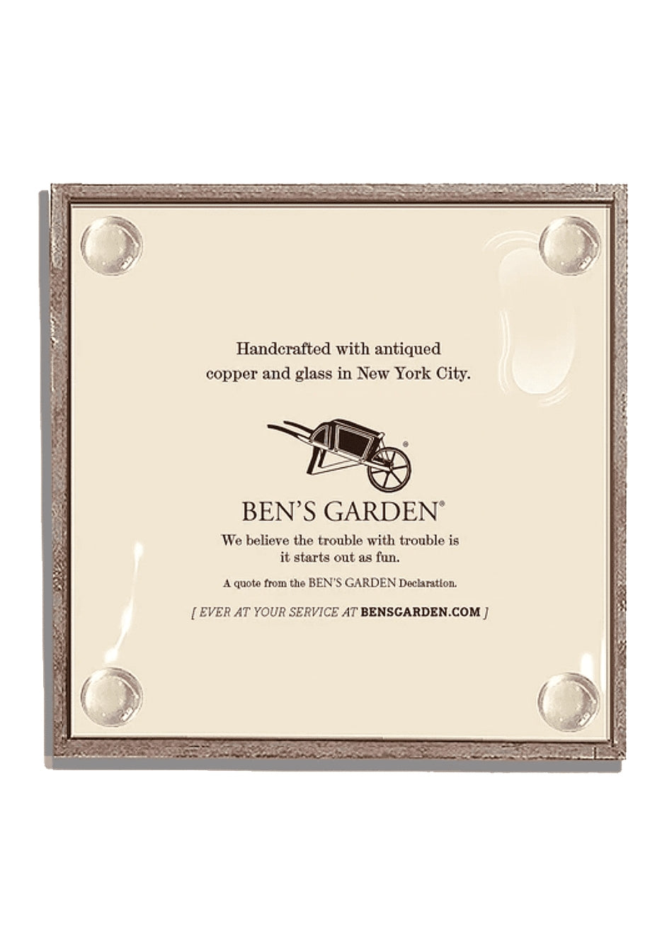 Quote Copper & Glass Coasters