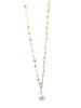 Diddi Long Labradorite & Grey Pearl